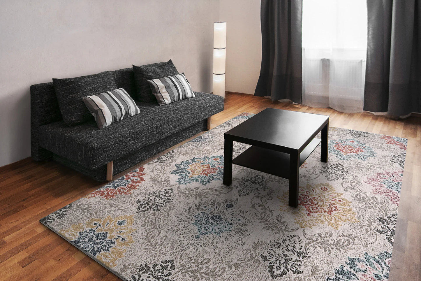 Dynamic Rugs Soma 6198 Ivory Grey Multi Transitional Machine-Made Rug