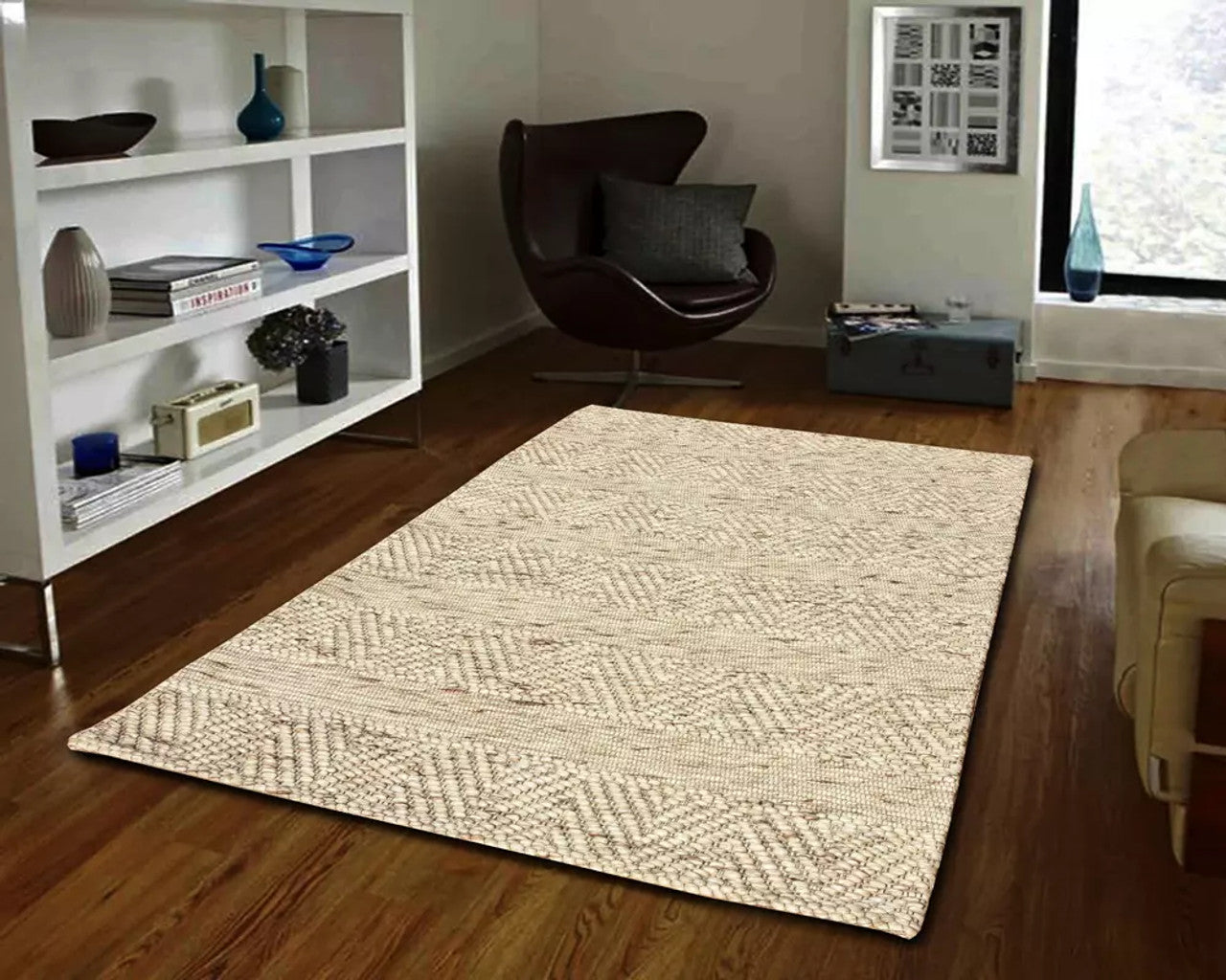 Dynamic Rugs Grove 6211 Beige Modern Handmade Rug