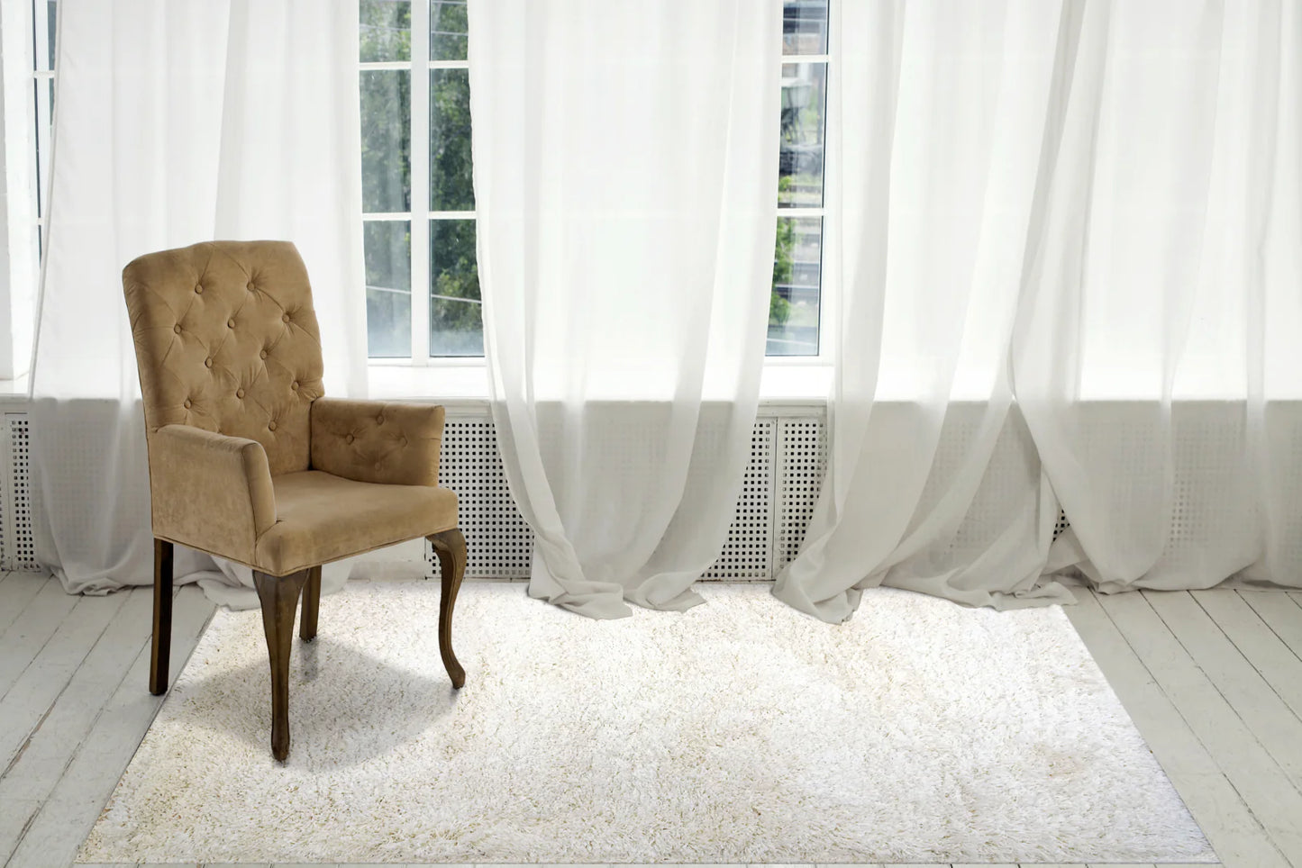 Dynamic Rugs Nitro Lux 6360 Ivory Contemporary Machine-Made Rug