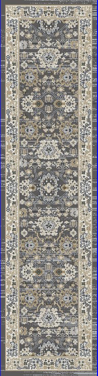 Dynamic Rugs Yazd 8531 Grey Ivory Traditional Machine-Made Rug