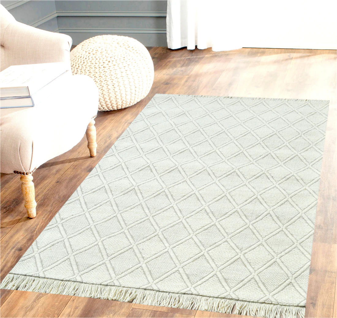 Dynamic Rugs Lola 2122 Ivory Brown Modern Handmade Rug