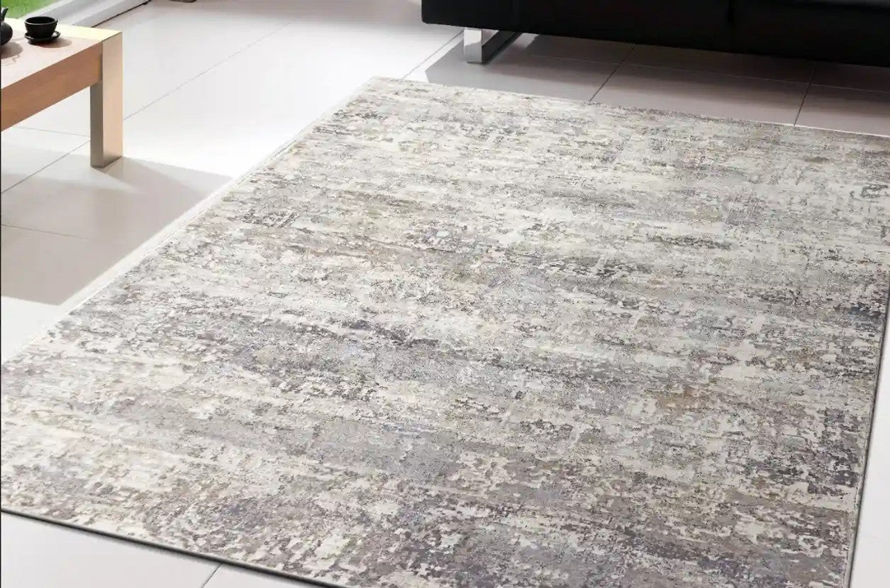 Dynamic Rugs Castilla 3533 Cream Grey Modern Machine-Made Rug