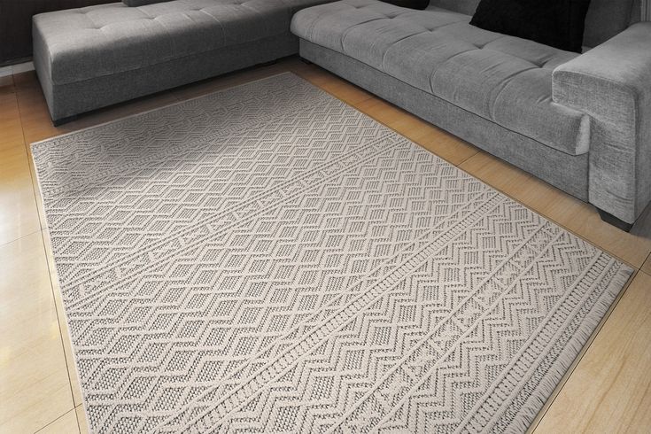 Dynamic Rugs Seville 3610 Ivory Soft Grey Modern Machine-Made Rug