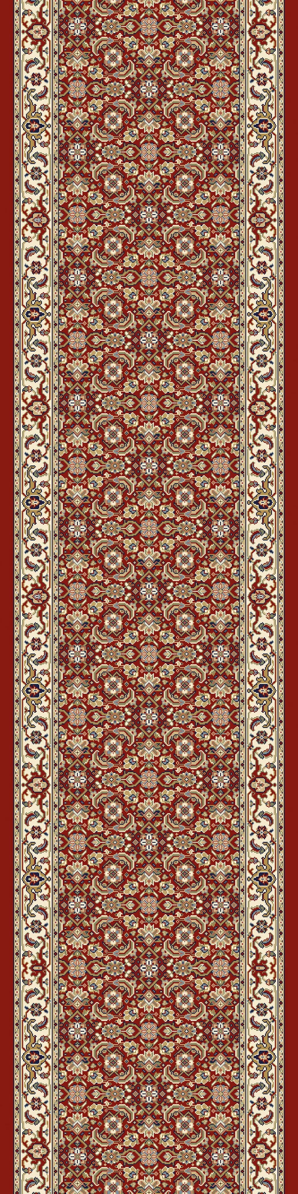Dynamic Rugs Ancient Garden 57011 Red Ivory Traditional Machine-Made Rug