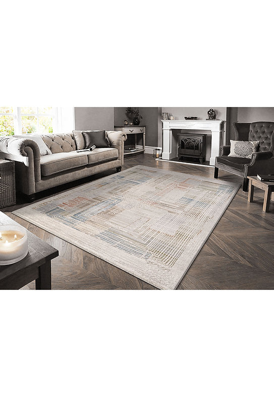 Dynamic Rugs Juno 6889 Beige Multi Modern Machine-Made Rug