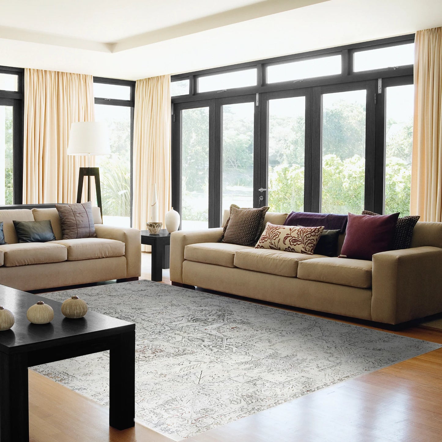 Dynamic Rugs Capella 7977 Grey Multi Transitional Machine-Made Rug