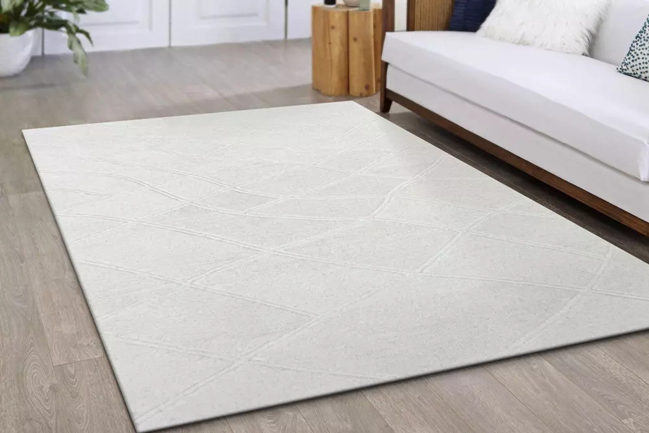 Dynamic Rugs Aria 8552 Ivory Modern Handmade Rug