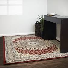 Dynamic Rugs Ancient Garden 57090 Red Traditional Machine-Made Rug