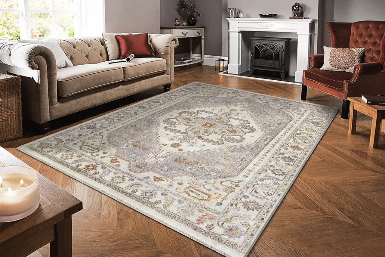 Dynamic Rugs Juno 6884 Ivory Grey Multi Traditional Machine-Made Rug
