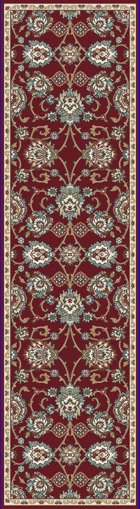 Dynamic Rugs Melody 985020 Red Traditional Machine-Made Rug