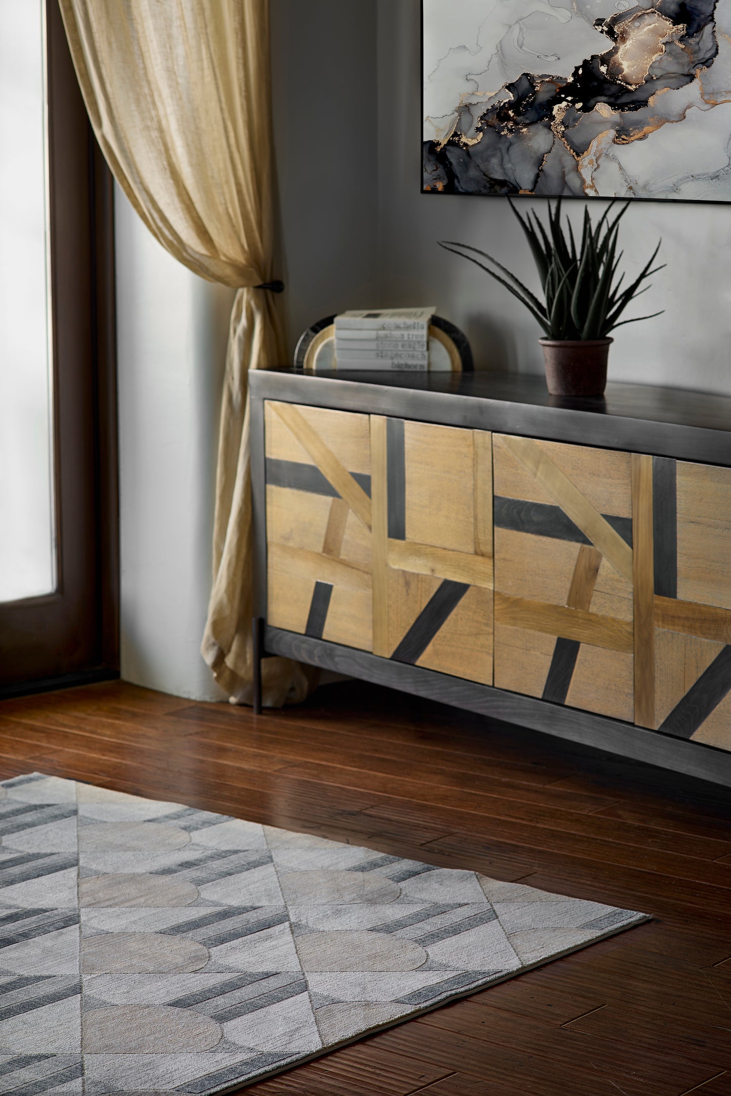 Momeni Edition Blue Contemporary