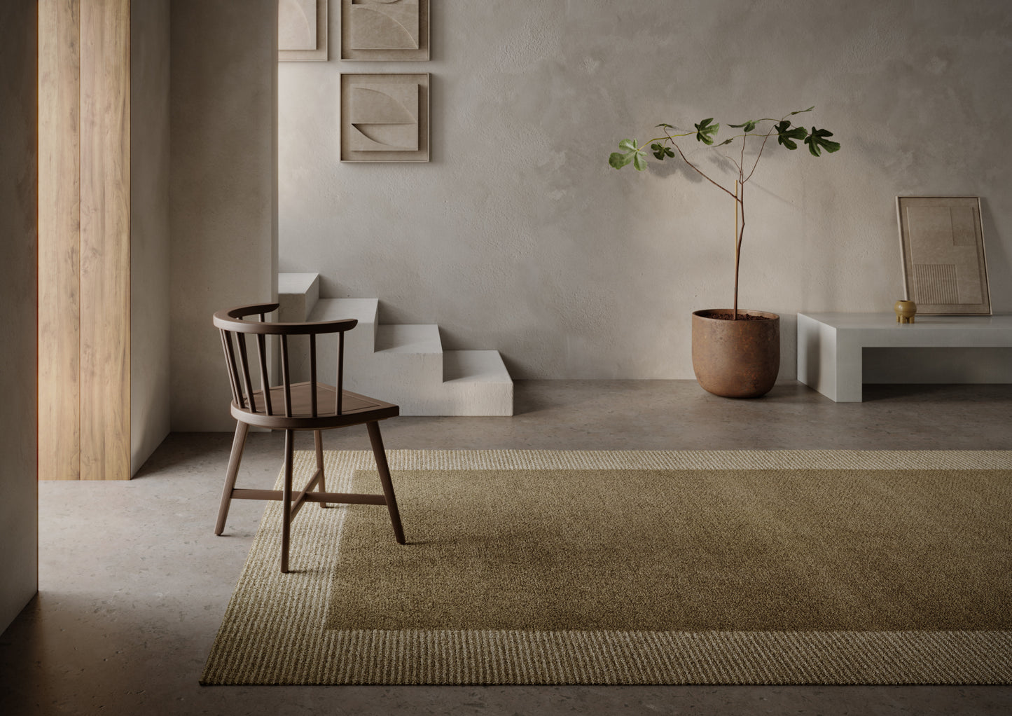 Momeni Everett Taupe Contemporary