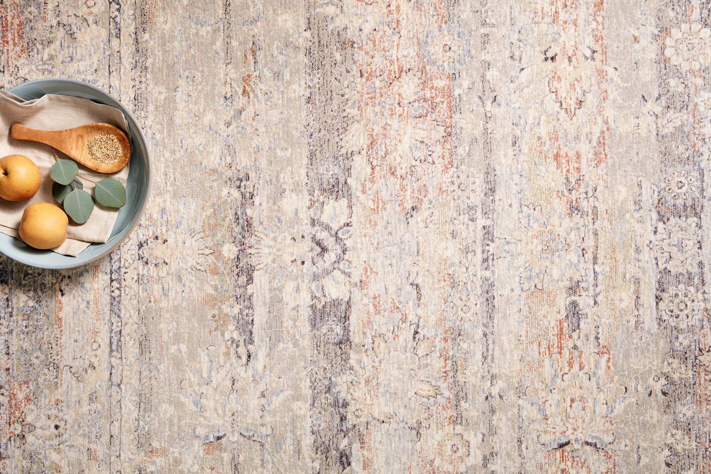 Loloi Faye Denim Rust Transitional