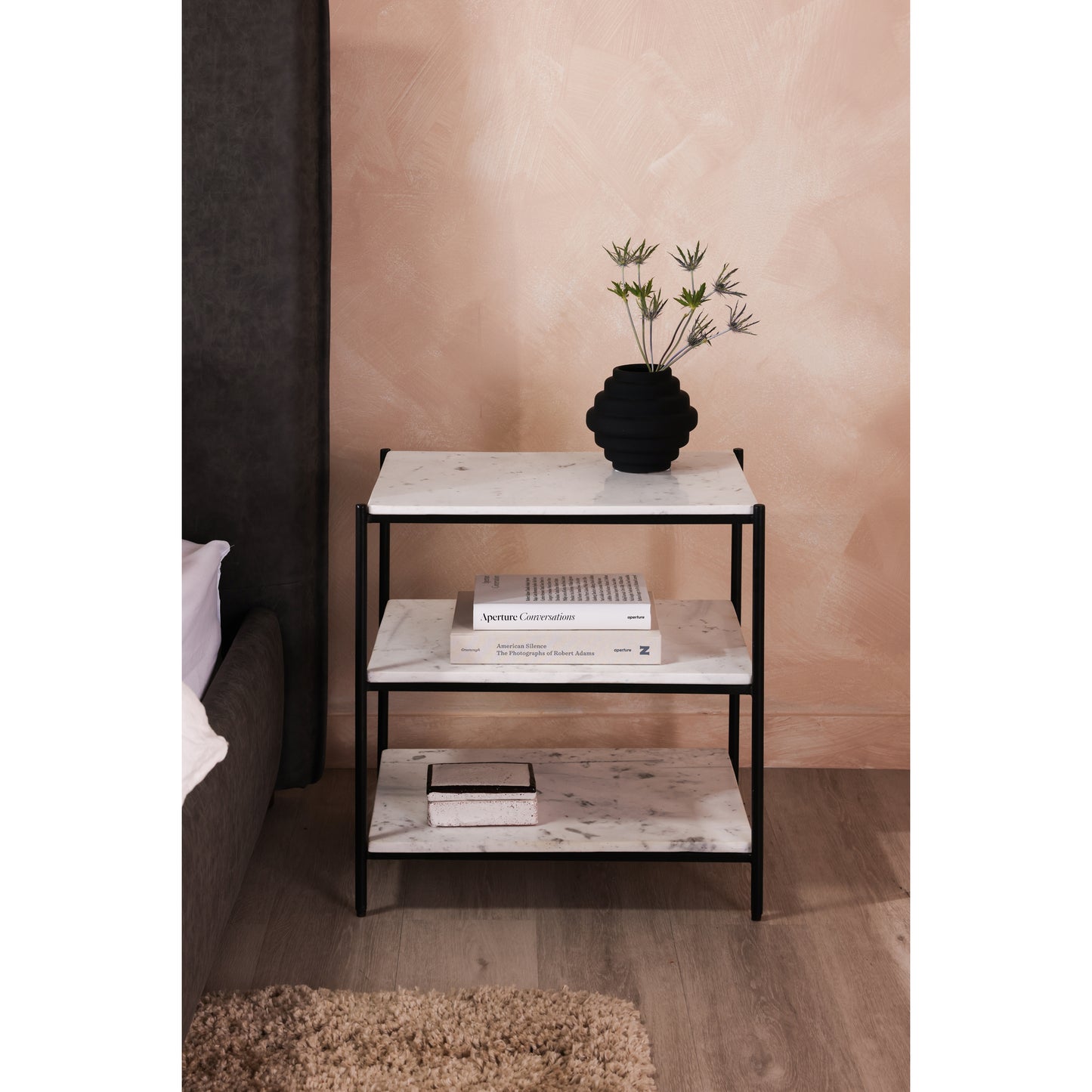 Moes Home Nightstands Trine White Modern Furniture