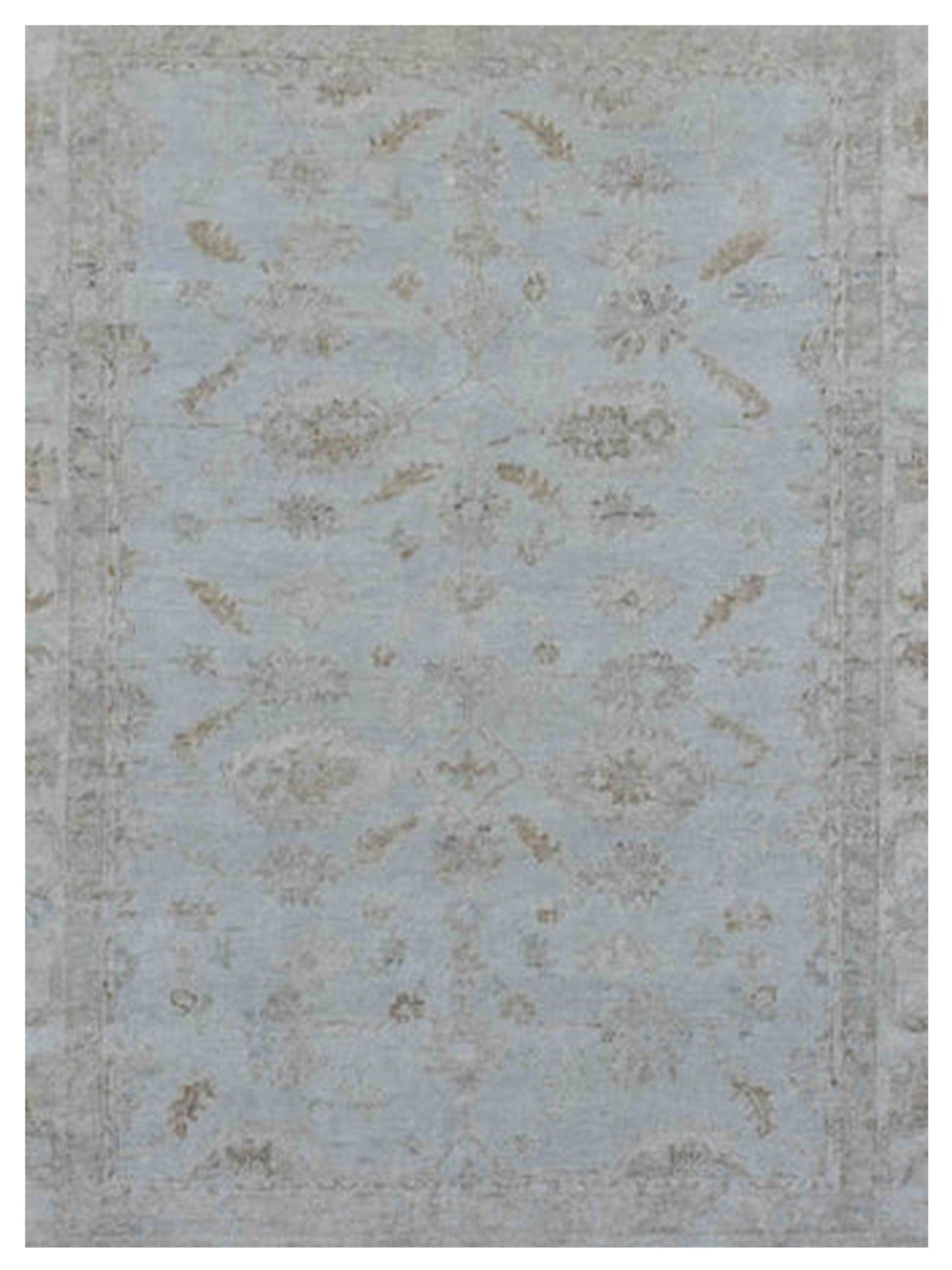 Artisan Freida Lt.Blue Ivory Traditional Knotted Rug - Rugs - Artisan - Atlanta Designer Rugs