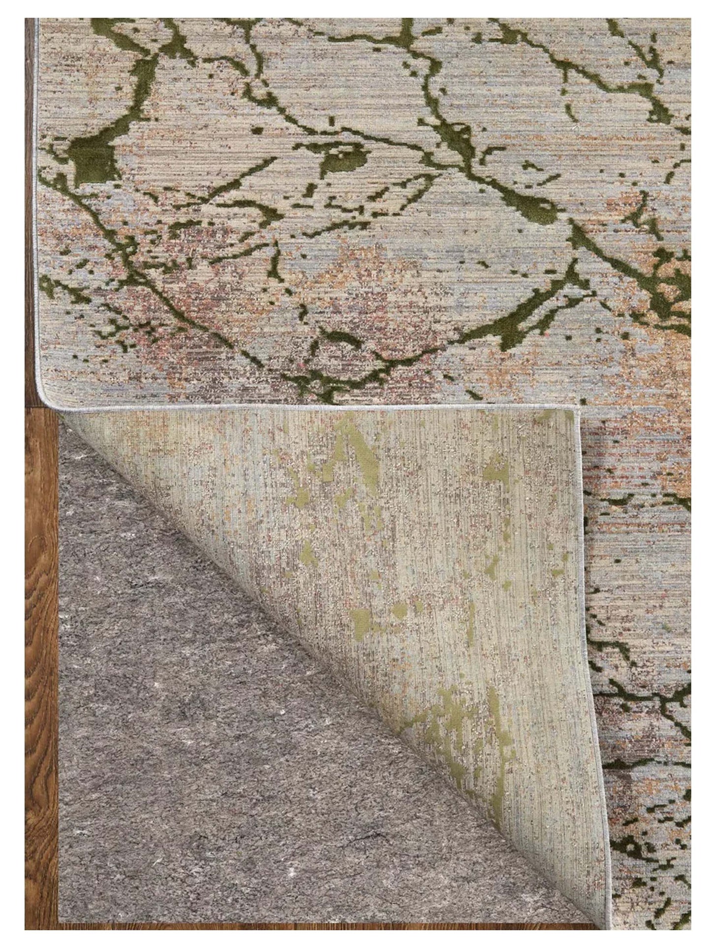 Feizy Pryor 39NEF Green Multi Modern/Casual/Bohemian & Eclectic Modern Abstract Rug