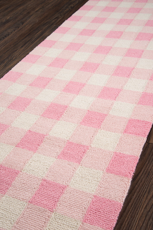 Momeni Geo Pink Contemporary