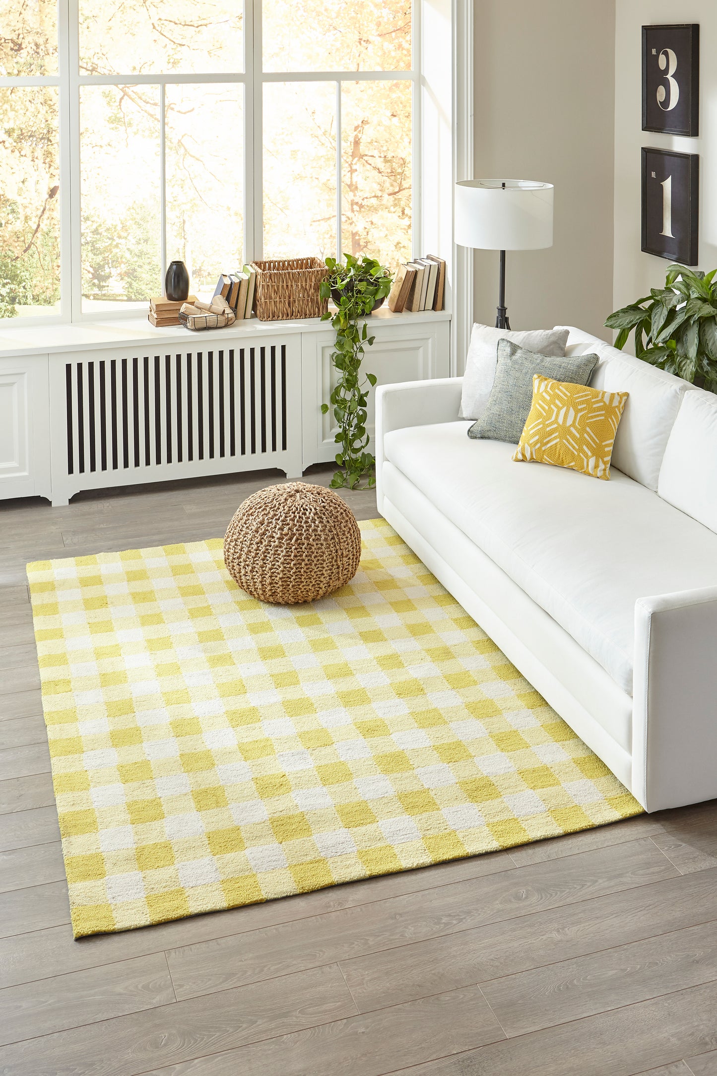 Momeni Geo Yellow Contemporary