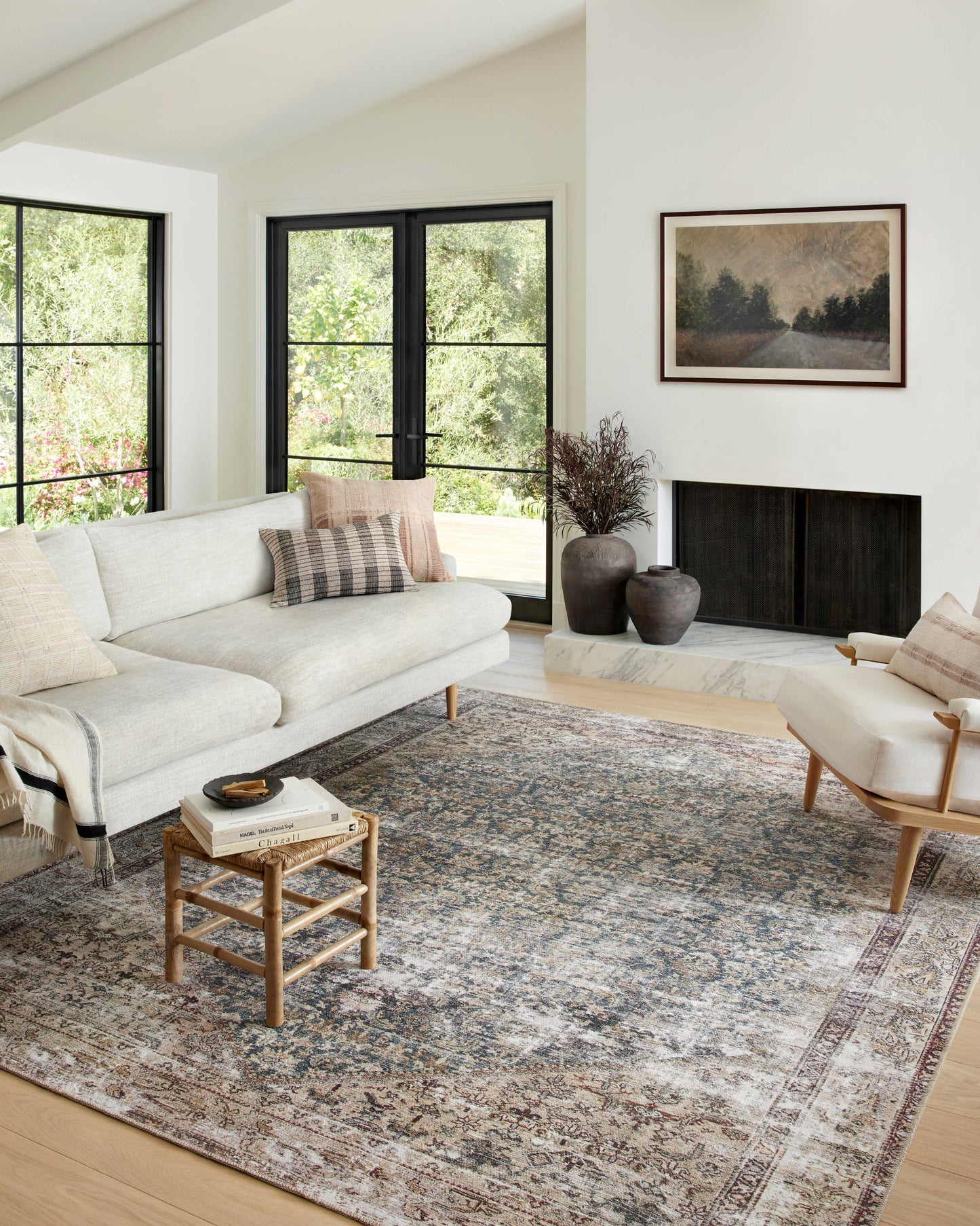 Amber Lewis x Loloi Georgie Teal Antique Traditional