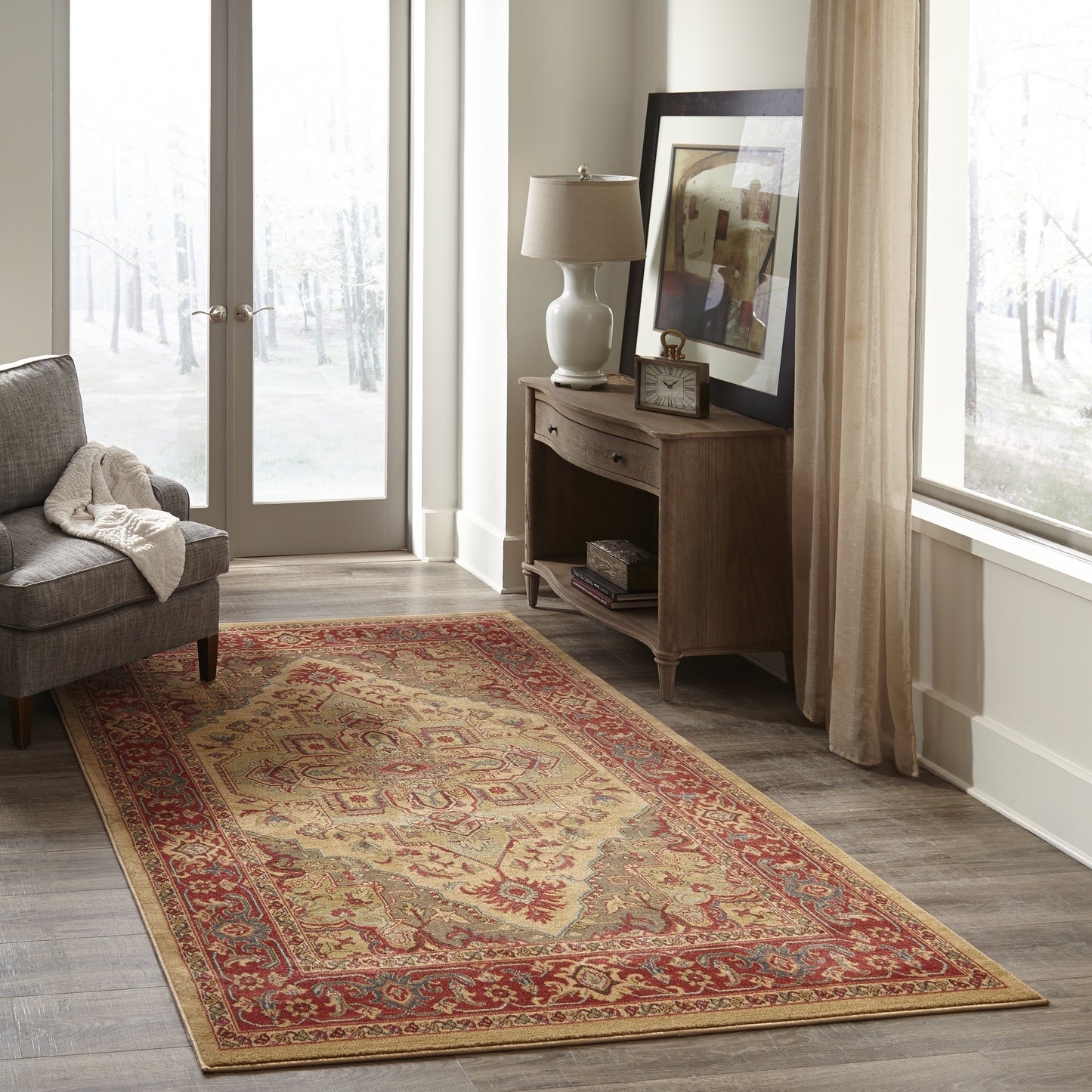 Momeni Ghazni Beige Traditional