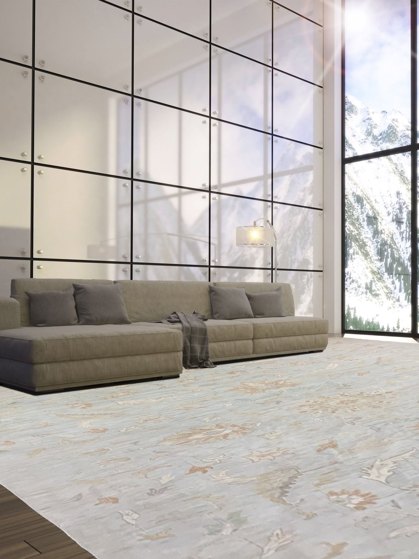 Artisan Tyra Lt.Blue Traditional Knotted Rug - Rugs - Artisan - Atlanta Designer Rugs