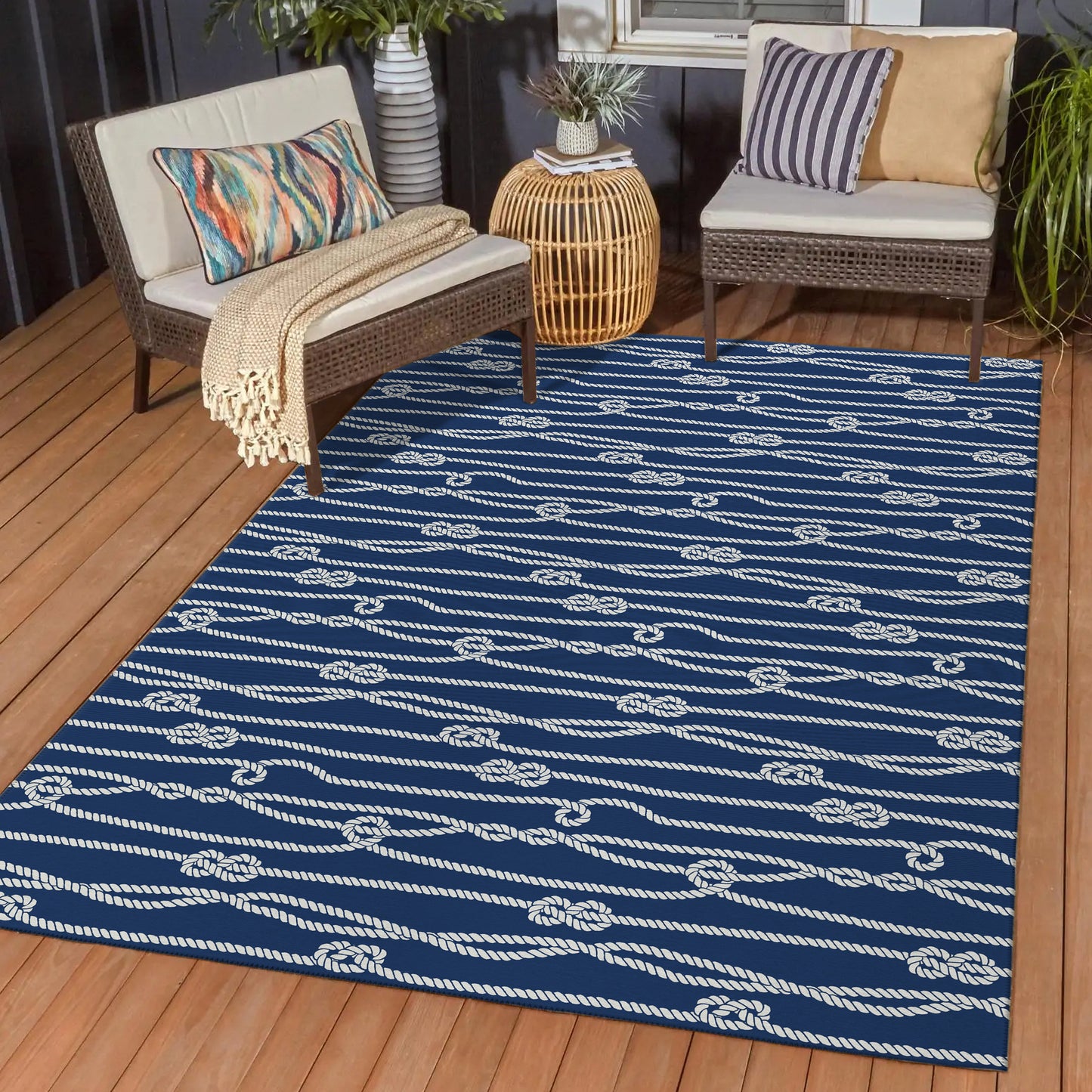 Dalyn Rugs Harbor Navy Coastal