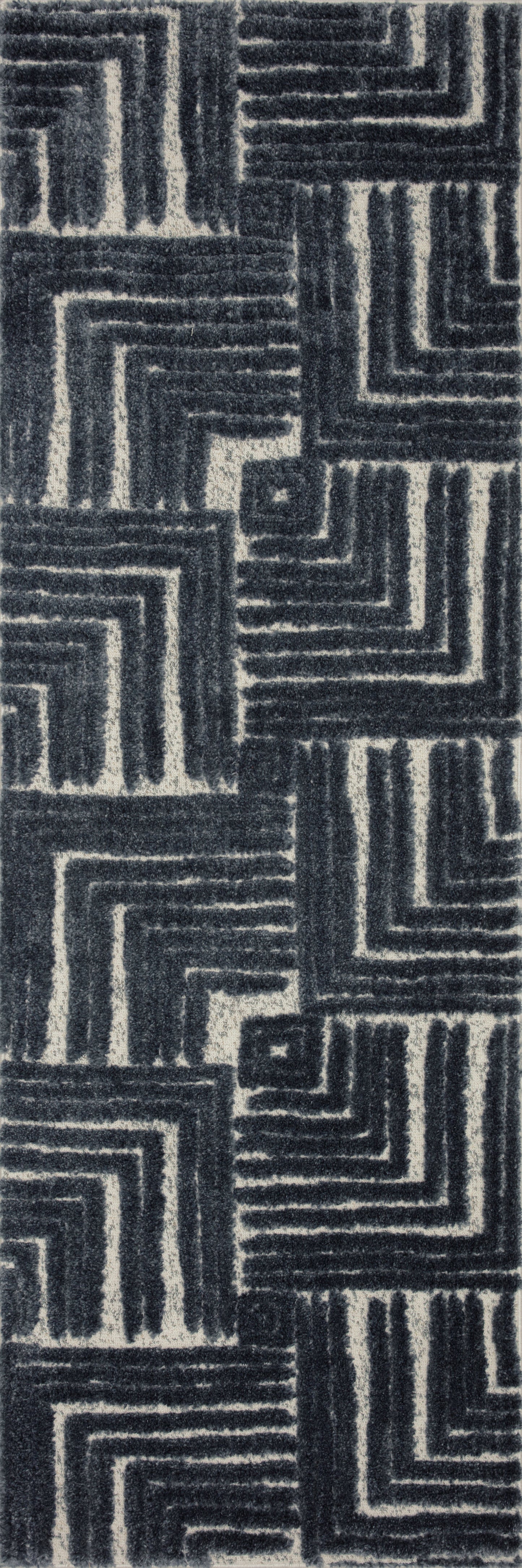 Loloi Hagen Blue White Contemporary