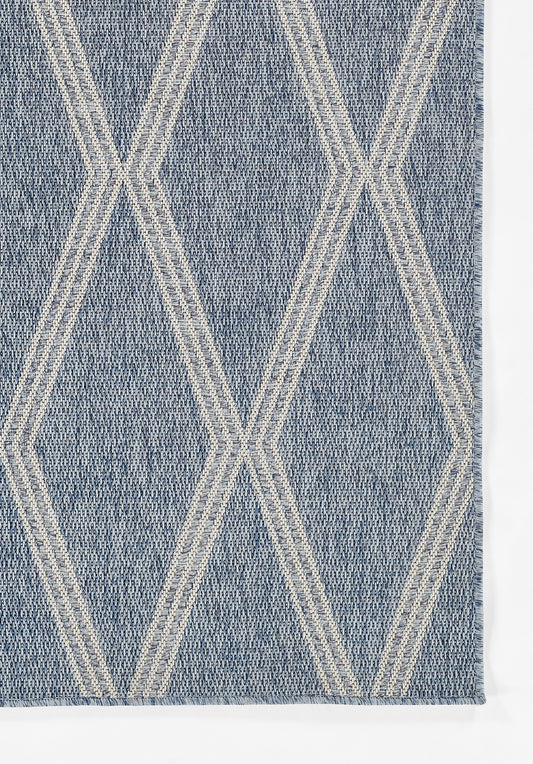 Momeni Hampton Blue Transitional