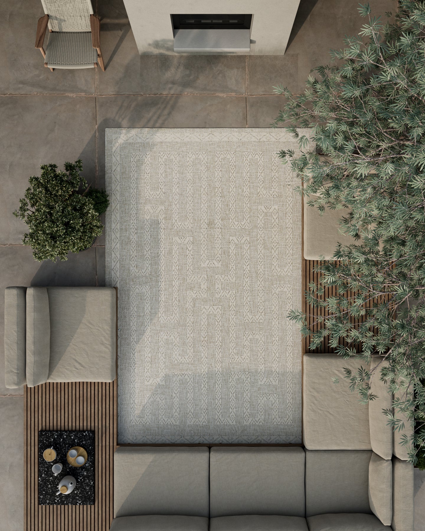 Momeni Hampton Grey Transitional