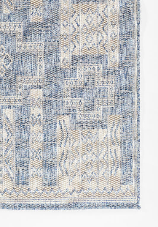 Momeni Hampton Blue Transitional