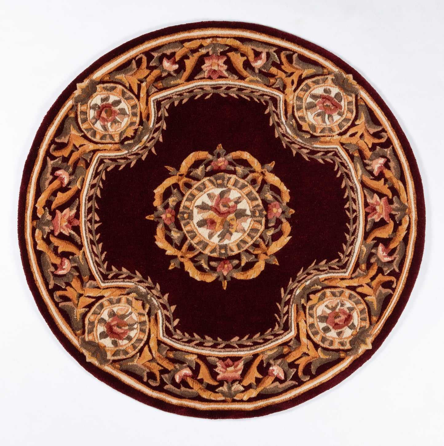 Momeni Harmony India Burgundy Transitional