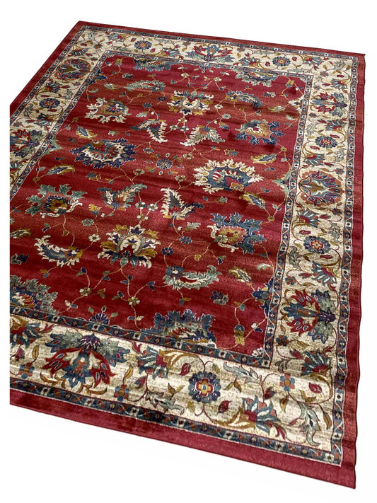 Artisan Laila HE220 Dk.Rose Cream Traditional Machinemade Rug