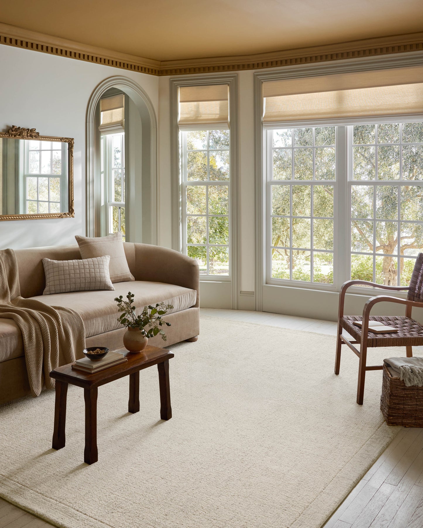 Magnolia Home by Joanna Gaines x Loloi Henley Ivory Smoke Contemporary