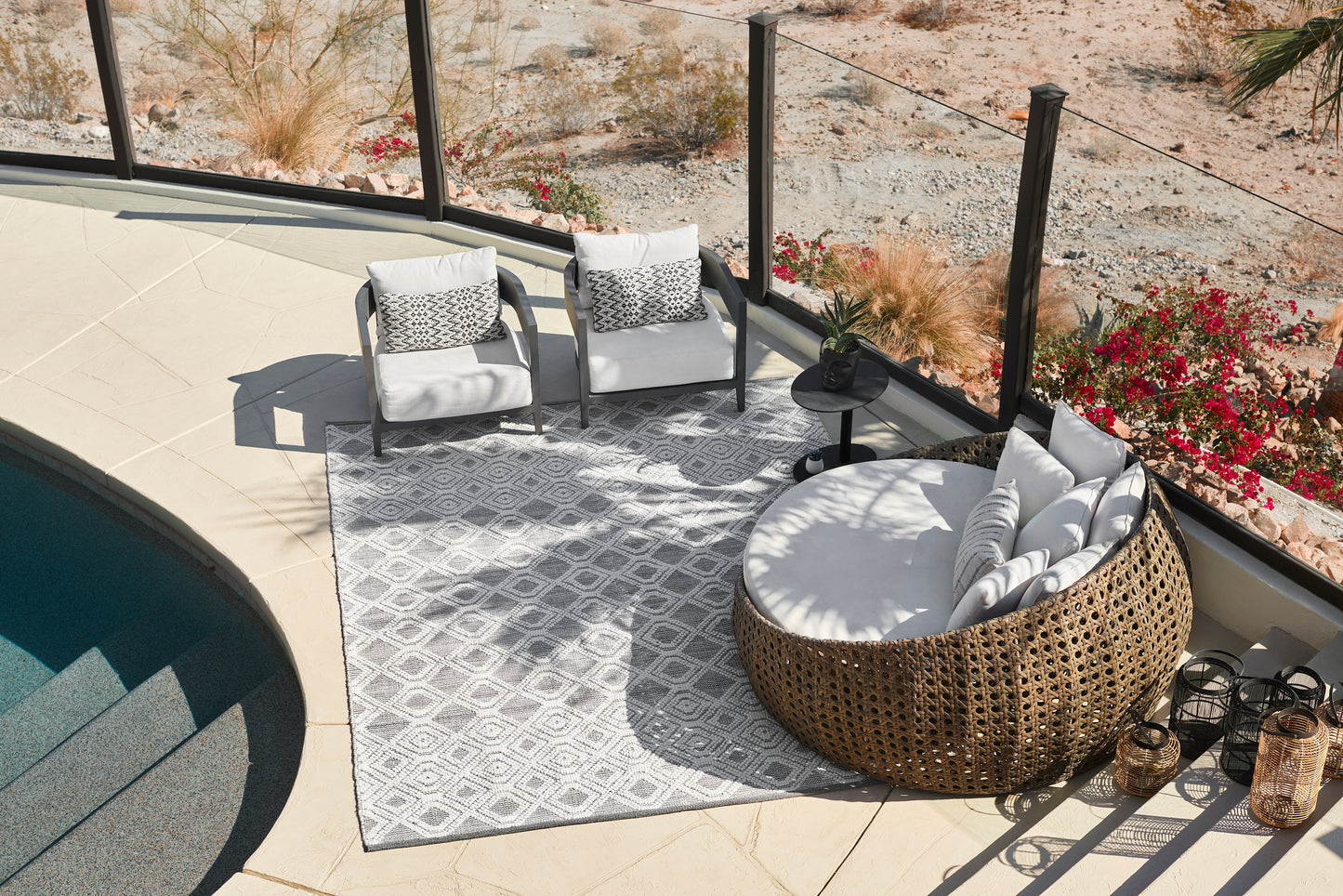 Momeni Hermosa Grey Contemporary