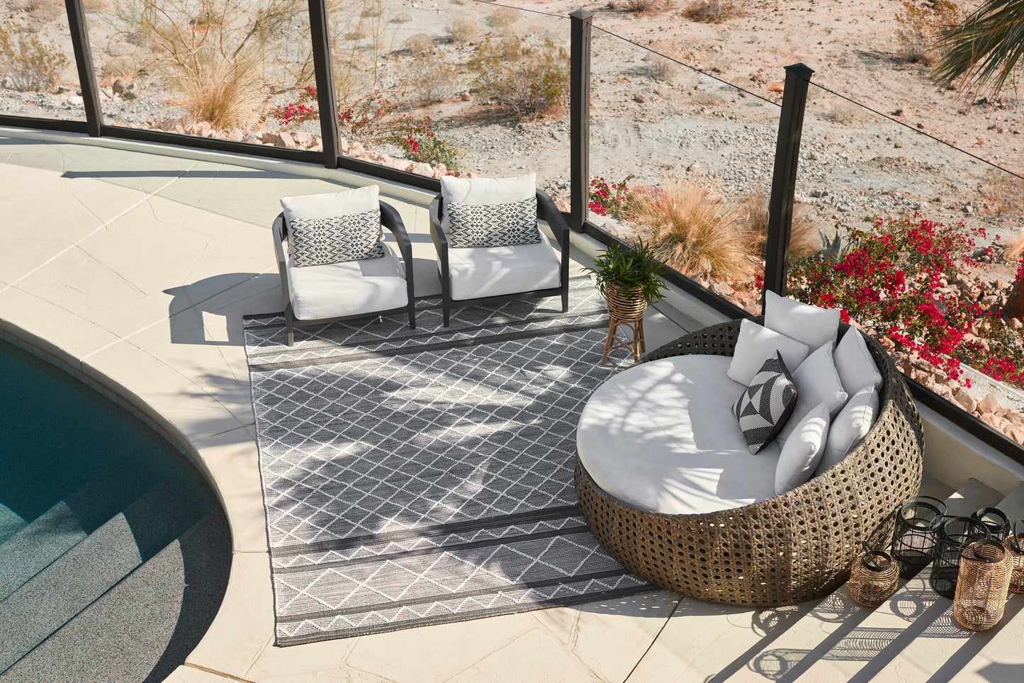 Momeni Hermosa Grey Contemporary