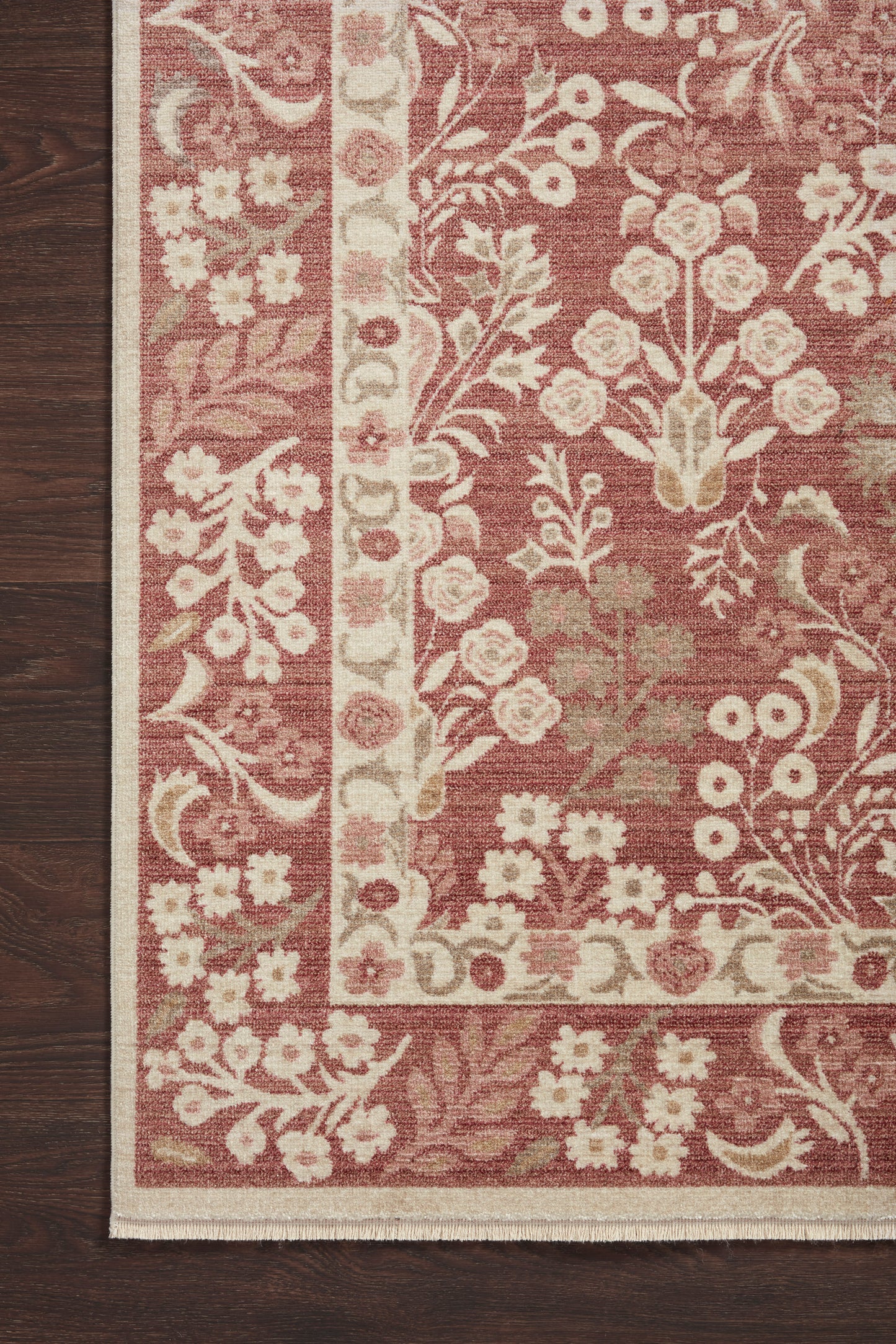 Rifle Paper Co. x Loloi Holland Crimson Transitional