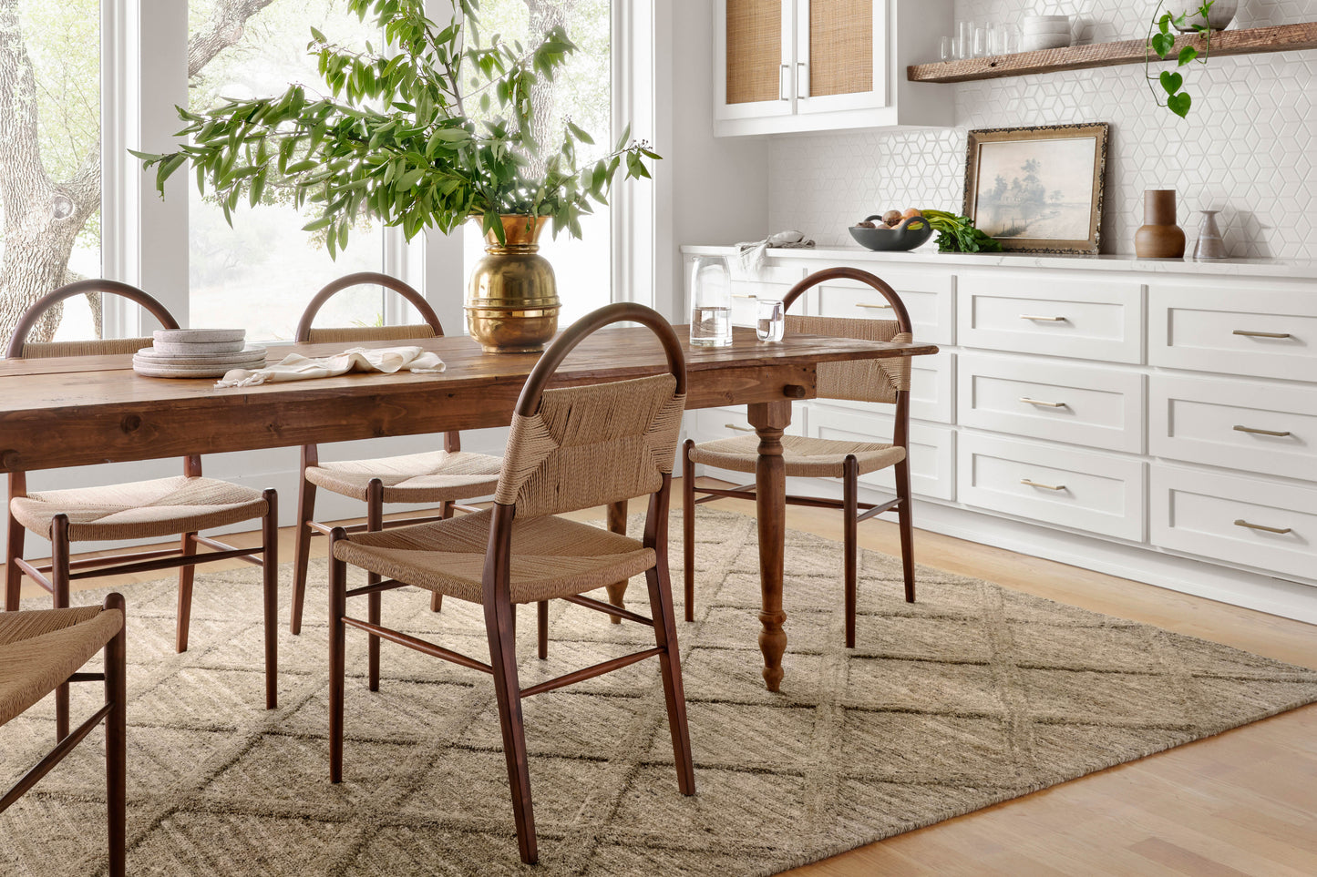 Magnolia Home by Joanna Gaines x Loloi Hunter Khaki Contemporary