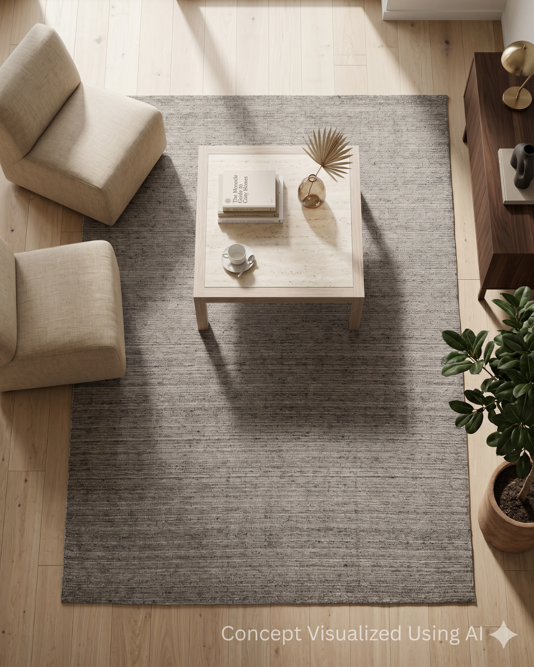 Artisan Texere Beige Transitional Woven Rug