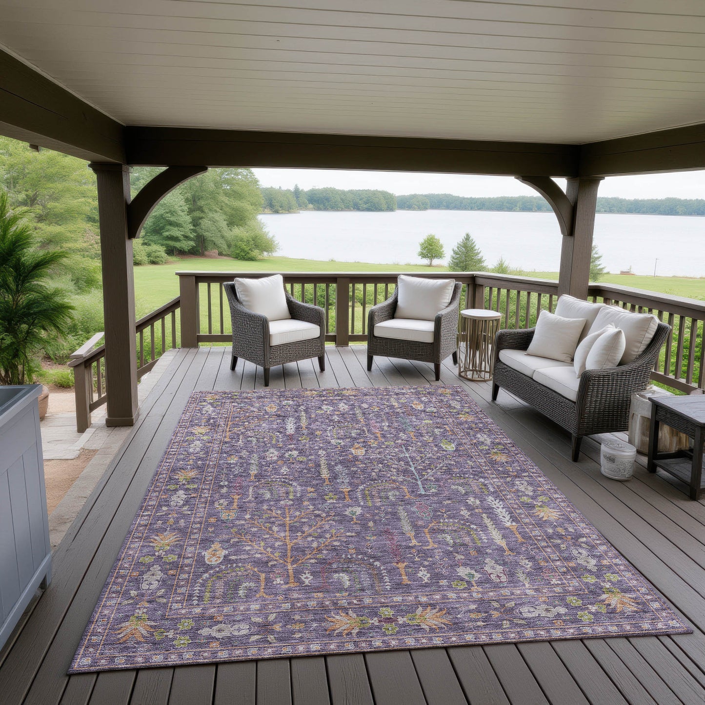 Dalyn Rugs Hatay Eggplant traditional