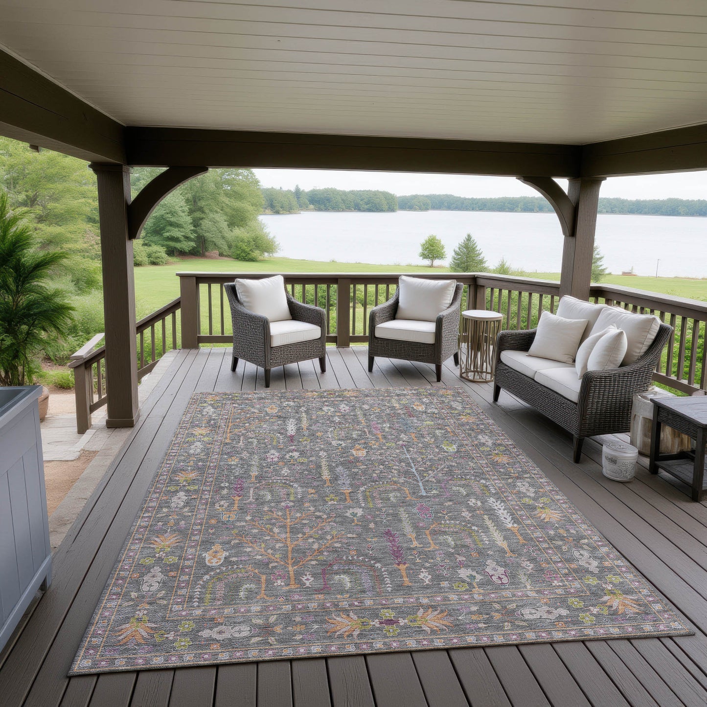 Dalyn Rugs Hatay Gray traditional