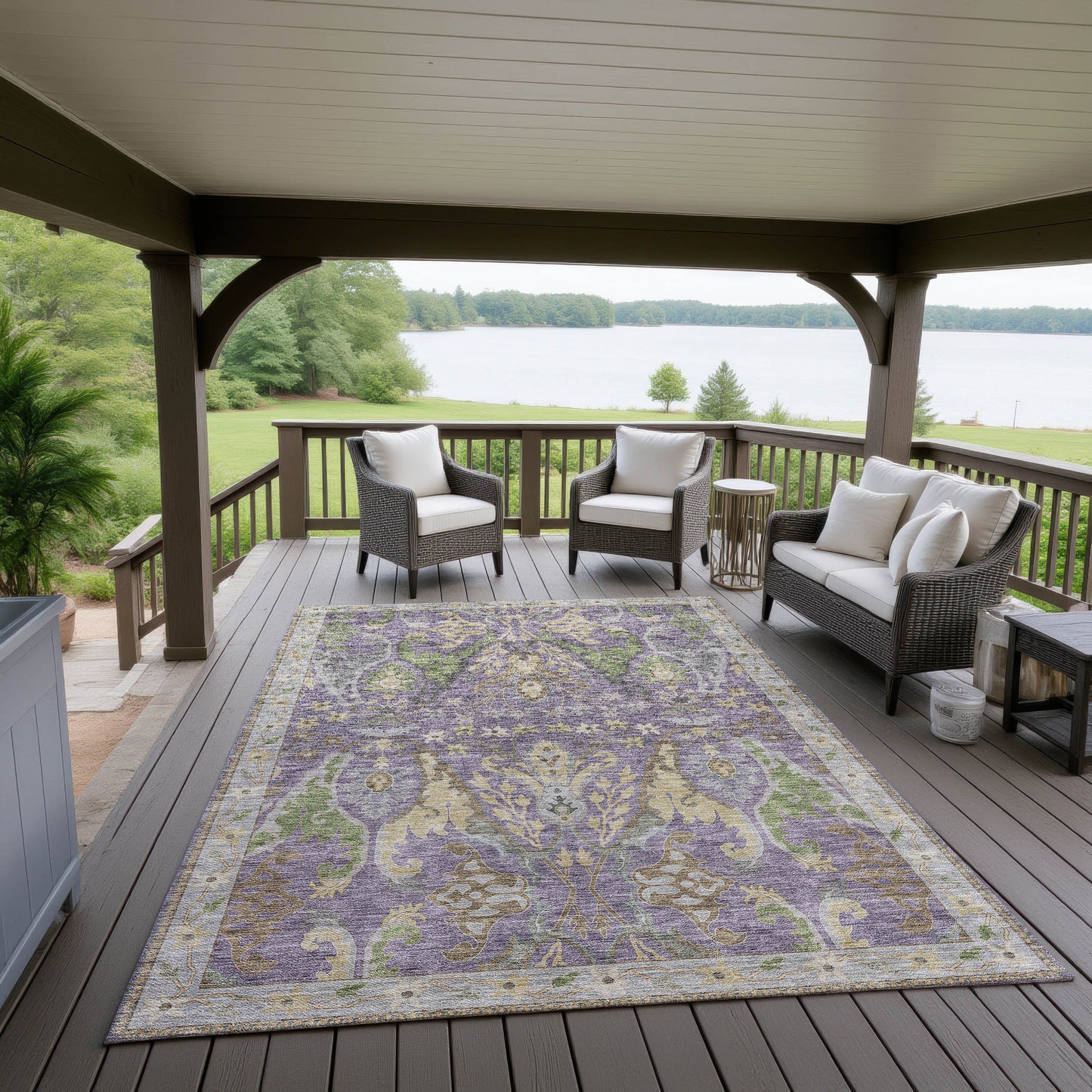 Dalyn Rugs Hatay Purple traditional