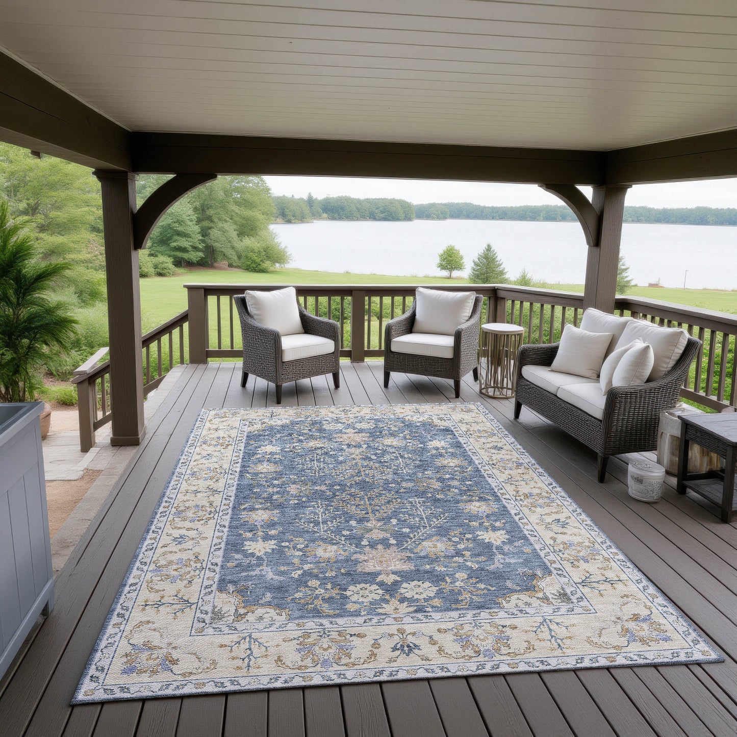 Dalyn Rugs Hatay Blue traditional