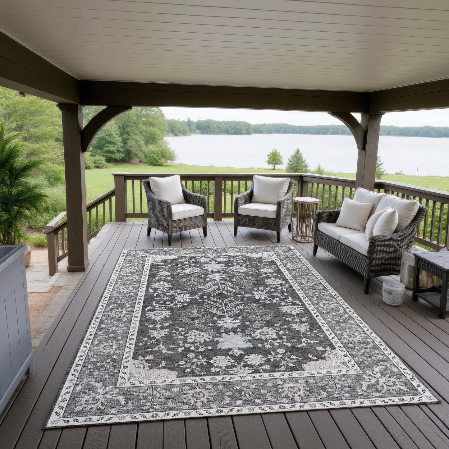 Dalyn Rugs Hatay Charcoal traditional