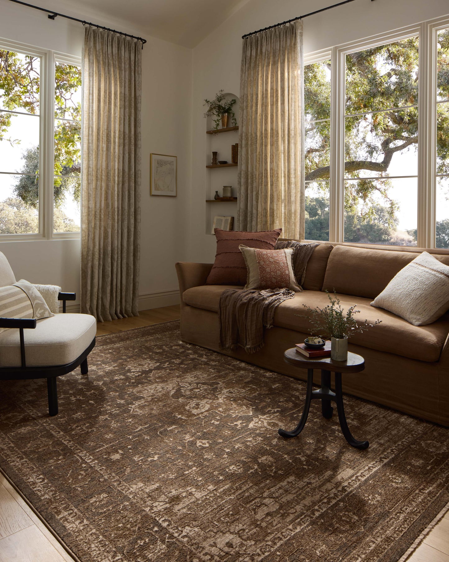 Loloi II Haywood Charcoal Mocha Traditional