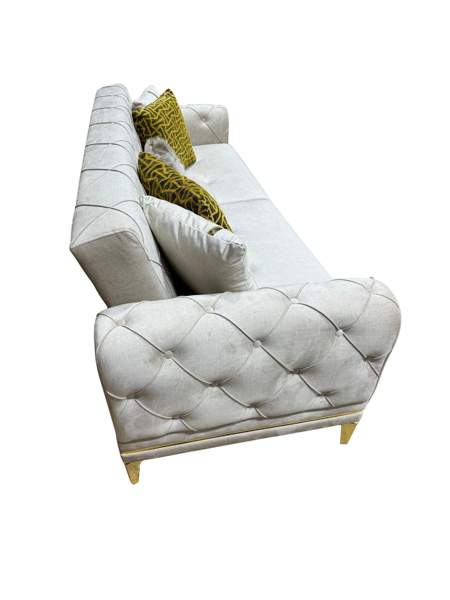 Eclectic Home Sofa Helena Off White 3 Seater