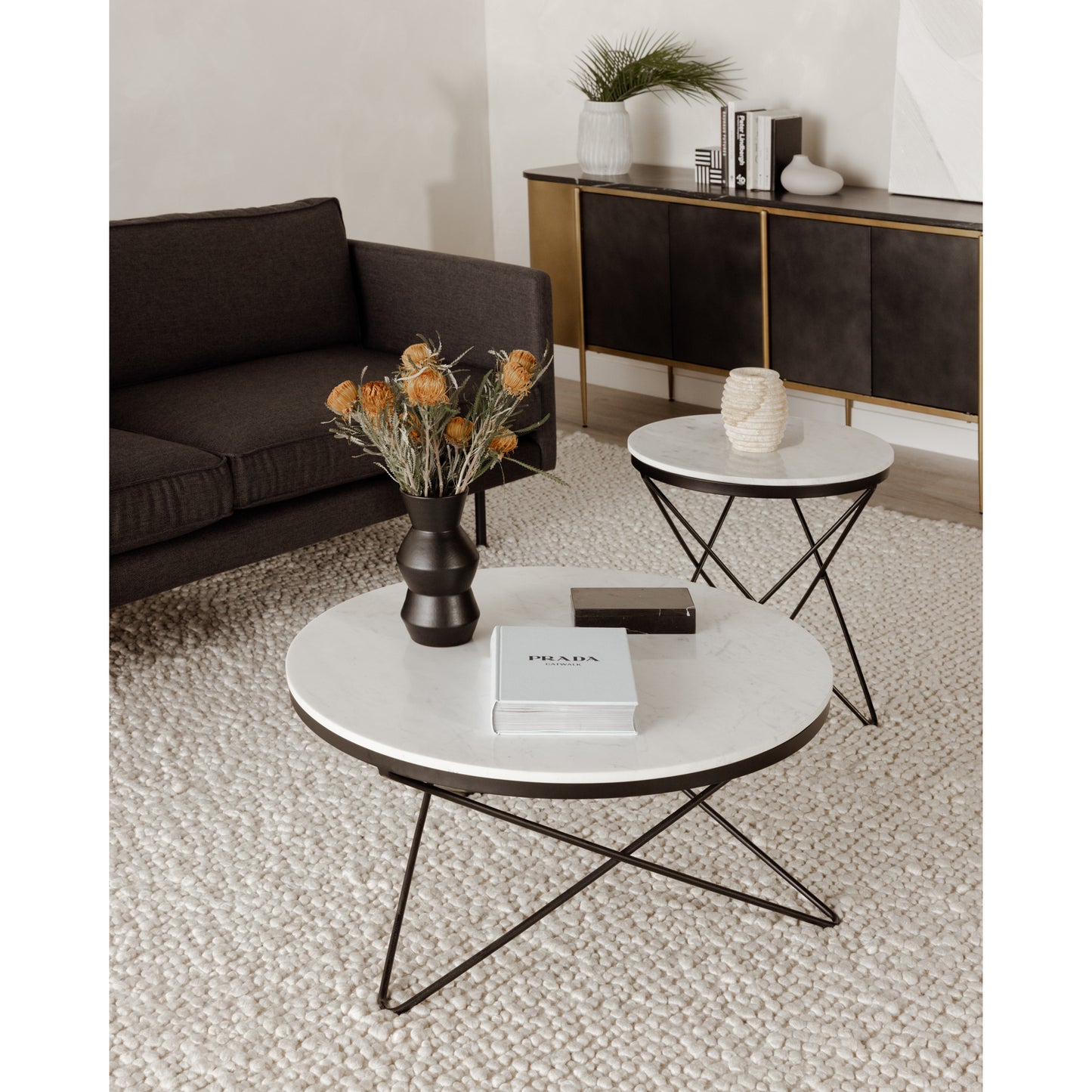 Moes Home Coffee Tables Haley Black Contemporary Furniture