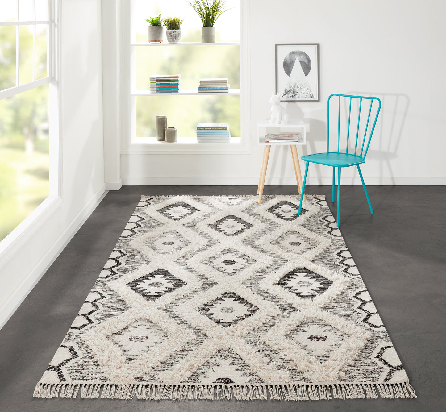 Novogratz Indio Black Contemporary