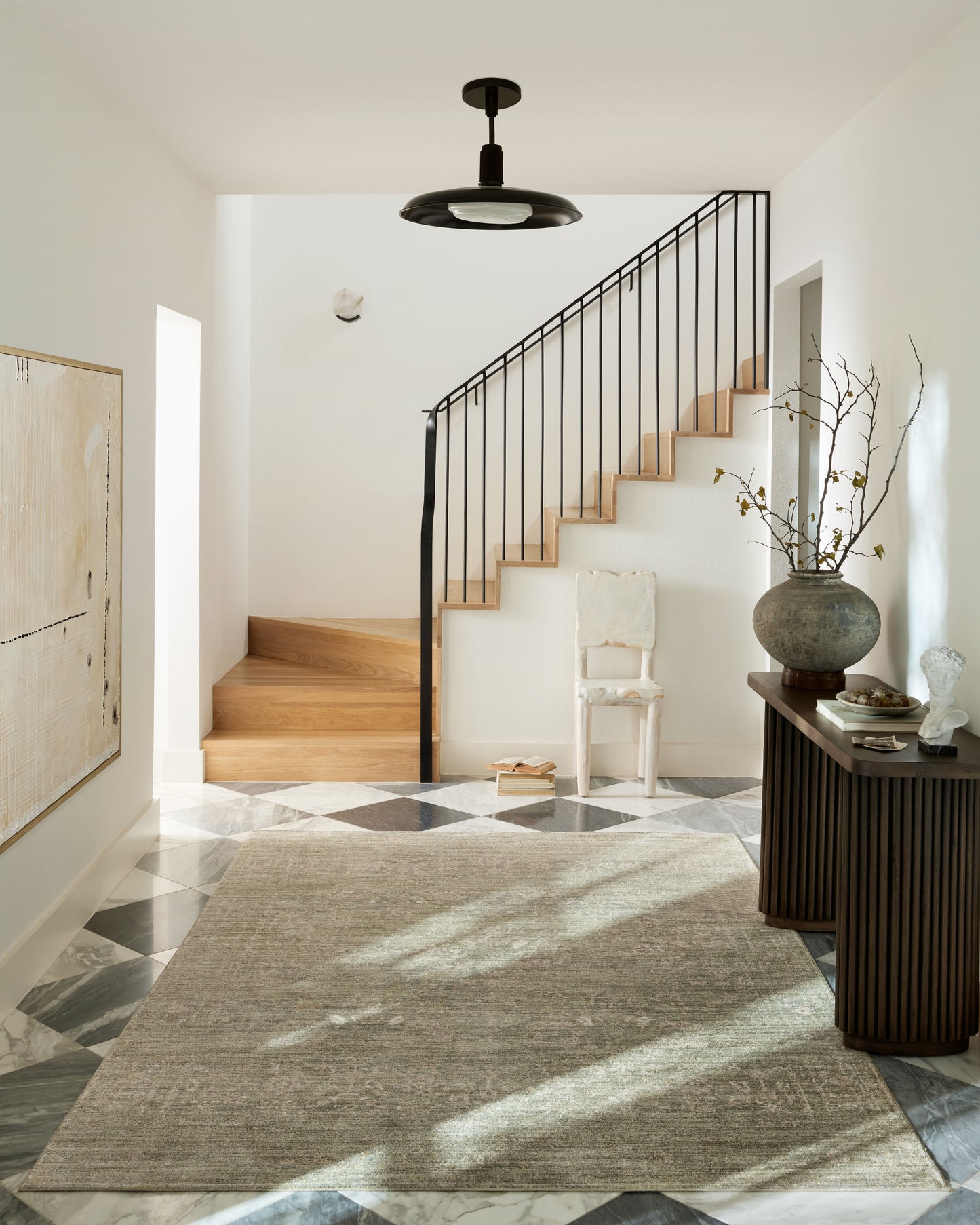 Loloi Indra Sage Natural Contemporary