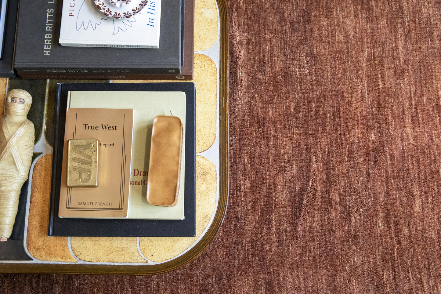 Novogratz Iris Copper Contemporary