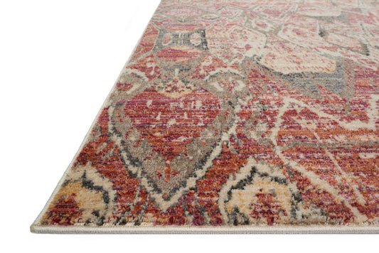 Loloi Javari Berry Ivory Contemporary